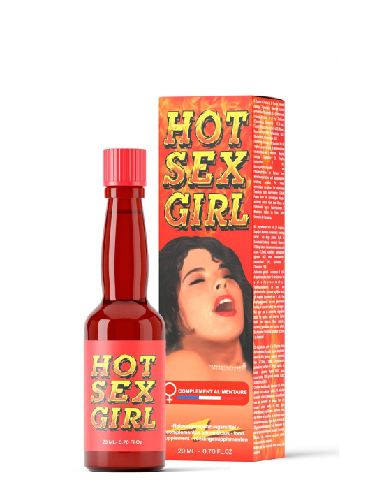 HOT SEX GIRL Complément Alimentaire pour le Bien-être Intime Féminin 20 ml - RUF