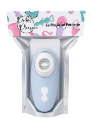 Vibromasseur bleu à langue vibrante pour cunnilingus - BOZ-005BLU