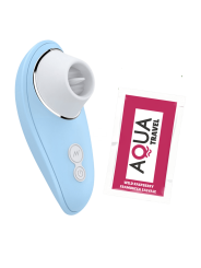 Vibromasseur bleu à langue vibrante pour cunnilingus - BOZ-005BLU