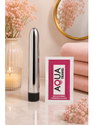 Vibromasseur Classique argenté Dur Multi Vitesse - ZOD-004