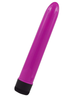 Vibromasseur dur rose violet 17.5 cm - ZOD-010