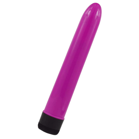 Vibromasseur dur rose violet 17.5 cm - ZOD-010