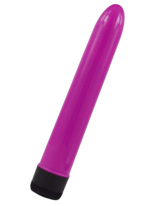 Vibromasseur dur rose violet 17.5 cm - ZOD-010