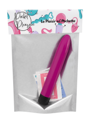 Vibromasseur dur rose violet 17.5 cm - ZOD-010
