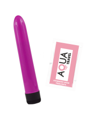 Vibromasseur dur rose violet 17.5 cm - ZOD-010