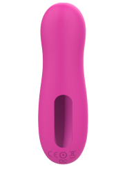 Stimulateur de clitoris par vibrations sur membrane rechargeable USB rose 10 Vitesses De Voyage - ZK003CPNK