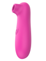 Stimulateur de clitoris par vibrations sur membrane rechargeable USB rose 10 Vitesses De Voyage - ZK003CPNK