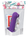 Vibromasseur par vibrations sur membrane rechargeable USB violet 10 vitesses de voyage - ZK003CPUR