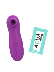 Vibromasseur par vibrations sur membrane rechargeable USB violet 10 vitesses de voyage - ZK003CPUR