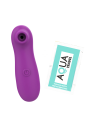 Vibromasseur par vibrations sur membrane rechargeable USB violet 10 vitesses de voyage - ZK003CPUR