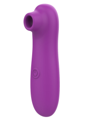 Vibromasseur par vibrations sur membrane rechargeable USB violet 10 vitesses de voyage - ZK003CPUR