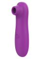 Vibromasseur par vibrations sur membrane rechargeable USB violet 10 vitesses de voyage - ZK003CPUR