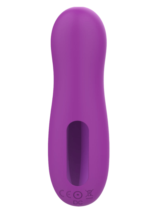 Vibromasseur par vibrations sur membrane rechargeable USB violet 10 vitesses de voyage - ZK003CPUR