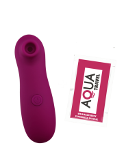 Stimulateur de clitoris par vibrations sur membranes violet 10 vitesses de voyage - BOZ-035PUR