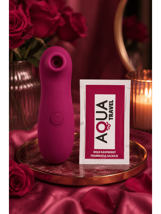 Stimulateur de clitoris par vibrations sur membranes violet 10 vitesses de voyage - BOZ-035PUR