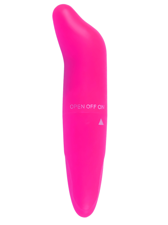 Vibromasseur Tête Incurvée Rose  1 dosette de lubrifiant — Pocket Pleasure
