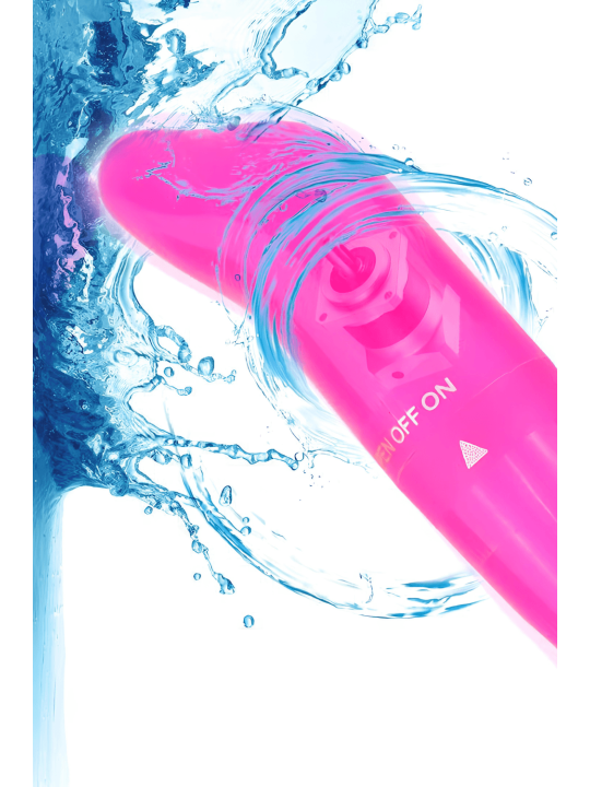 Vibromasseur Tête Incurvée Rose  1 dosette de lubrifiant — Pocket Pleasure