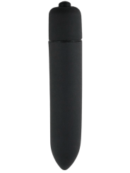 Mini Vibromasseur Bullet Noir 10 Vitesses  1 dosette de lubrifiant — Pocket Pleasure