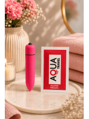 Mini Vibromasseur Bullet Rose 10 Vitesses  1 dosette de lubrifiant — Pocket Pleasure