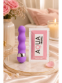 Mini Vibromasseur violet ondulés Pocket Pleasure  1 dosette de lubrifiant