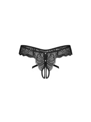 Trinise string ouvert noir