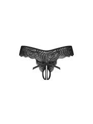 Trinise string ouvert noir