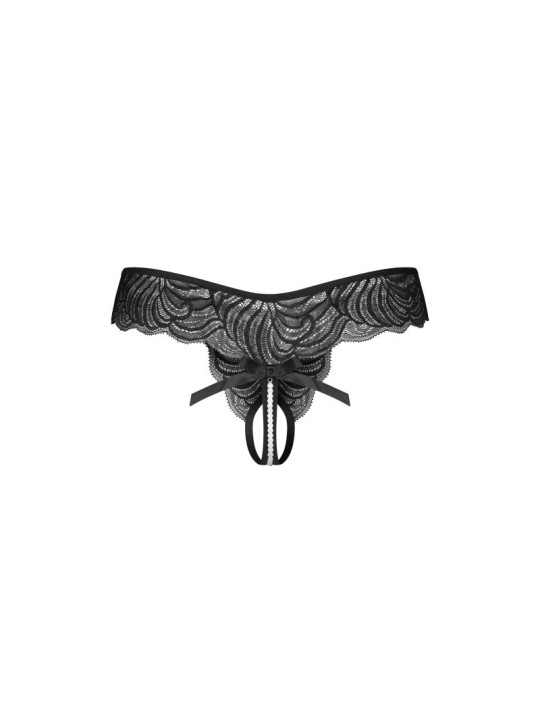 Trinise string ouvert noir