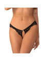 Divienne string ouvert noir
