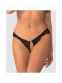 Divienne string ouvert noir