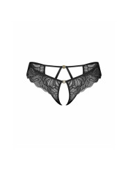 Divienne string ouvert noir
