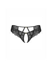 Divienne string ouvert noir