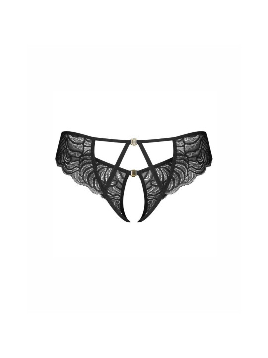 Divienne string ouvert noir