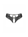 Divienne string ouvert noir