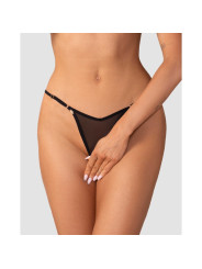 Oxaria string ouvert noir