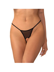 Zaliya string ouvert noir
