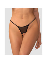 Zaliya string ouvert noir