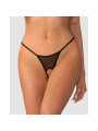 Zaliya string ouvert noir