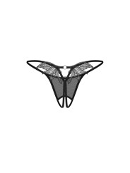 Zaliya string ouvert noir