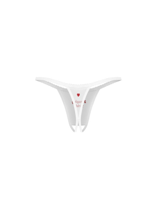 Weddya Bride string ouvert blanc