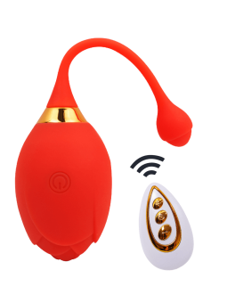 BLOOM — Oeuf Vibrant Télécommandé 10 Modes |Coeur Ardent