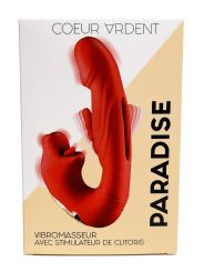 PARADISE — Vibromasseur avec Stimulateur de Clitoris | Coeur Ardent
