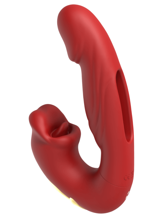 PARADISE — Vibromasseur avec Stimulateur de Clitoris | Coeur Ardent