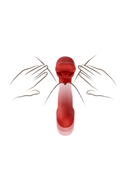 PARADISE — Vibromasseur avec Stimulateur de Clitoris | Coeur Ardent