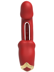 PARADISE — Vibromasseur avec Stimulateur de Clitoris | Coeur Ardent