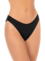 Tanga invisible noir avec dos en dentelle - Mapalé