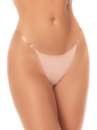 Lot de 2 strings invisibles sans coutures noir et nude - Mapalé