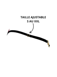 String bordeaux avec anneaux détachables - PM05GOPC-BRED