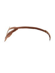 String taupe en dentelle avec bijou cœur doré - PA02MBRW