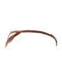 String taupe en dentelle avec bijou cœur doré - PA02MBRW