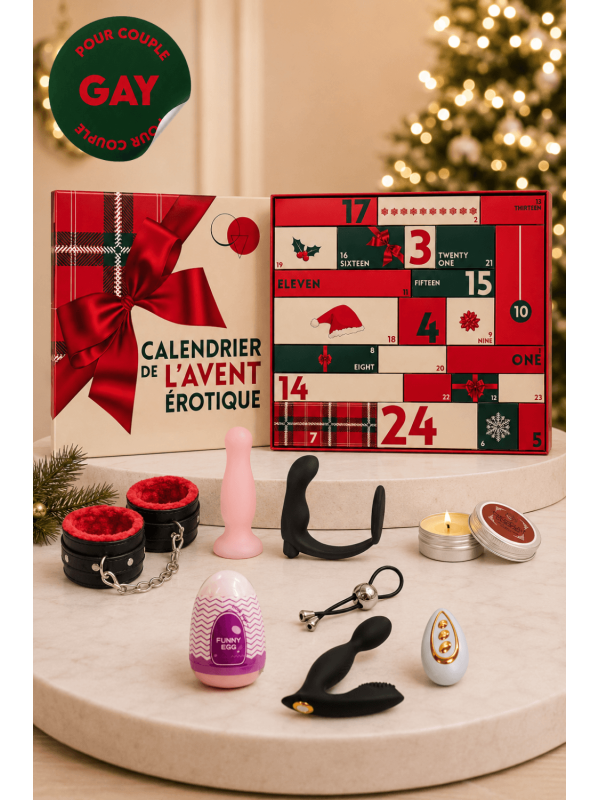 Calendrier de l’Avent érotique 24 surprises pour couple gay - 2026
